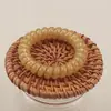 Diadema para el pelo de línea telefónica japonesa y coreana, sin costuras, gelatina translúcida, pulsera grande, anillo para el teléfono, cuerda para el pelo, goma para el pelo, cuerda para el pelo