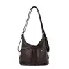 Bolso tote de un solo hombro, de nicho y alta gama para mujer, nueva colección otoño 2026, bolso casual multibolsillos con textura, adecuado para el trabajo y para llevar cruzado
