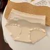 Pantaletas de mujer sin costuras de tiro alto, alta elasticidad, seda de hielo ultradelgada, fuelle extendido de ácido poliláctico, secado rápido, ajustadas a la cadera, pantis de talla grande al por mayor