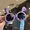 Gafas de Sol para Niños Dibujos Animados Conejito Lindo Bebé Niña Silicona Polarizadas Gafas de Sol Niña Princesa Modernas Gafas de Sol