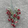 Oferta Especial Tema Rojo Grande Boda Flor Artificial Al Por Mayor Nuevo Estilo Chino Borgoña Flor de Guía de Camino Base de Fila de Flores Artificiales