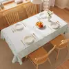 Toalha de Mesa de Luxo Leve de Alta Qualidade Impermeável e à Prova de Óleo Estilo Retro Americano Dopamina Tapete para Mesa de Jantar Estilo Ins Toalha de Mesa para Mesa de Centro