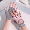 Luvas de Fitness para Mulheres, Finas para Treino com Kettlebell, Yoga com Halteres Esportivas, Ciclismo Masculino Meio Dedo, Antiderrapantes, Resistentes ao Desgaste, Anti-Calos