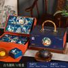 Caixa de Presente de Bolo Lunar do Festival do Meio do Outono Caixa de Embalagem Estilo Chinês Caixa de Presente Portátil de 8 Peças Caixa Vazia Atacado Novo Modelo