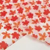 Papel de Regalo Otoñal Patrón de Hoja de Arce Papel de Envoltura Frágil Anti-Desgaste Estilo Ins Papel Naranja Pera