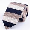 Fabricantes de corbatas de punto de 6 cm de Shaoxing Shengzhou, venta al por mayor, corbatas de negocios informales de poliéster de moda coreana, ropa formal para hombres