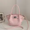 Bolsa Cesta de Mão Nova de Alta Qualidade Primavera/Verão 2026 Bolsa Saco Feminina Tendência Versátil Bolsa de Ombro Transversal Tendência