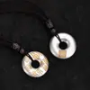 Colgante de Plata de Ley 999 Colgante para Hombres y Mujeres Nuevo Estilo Chino Estilo Nacional Colgante de Collar Baifu