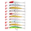 Cebo señuelo para lance a larga distancia con sonajeros, Minnow colorido en diez colores, 10 cm/8 g, Señuelo de imitación realista para lubina, Equipo de pesca transfronterizo