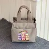 Lonchera de Alto Valor Estético para Oficinistas, Moderna y Popular, Gran Capacidad, Bolsa Portátil para el Trabajo, Versátil para Estudiantes, Sencilla y Elegante para Mamás