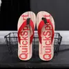 Verano EVA Casual Rojo Adulto Mancha Europea y Americana Viscosa Viscosa Zapatos Chanclas Sandalias