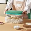 Caja para albóndigas, refrigerador de cocina para el hogar, caja de almacenamiento grande, congelador rápido, caja especial para conservación de albóndigas wonton multicapa