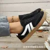 Zapatillas de entrenamiento alemanas de gamuza para mujer para primavera y otoño, zapatillas deportivas nuevas de talla grande, casuales, de color block transfronterizo, comercio exterior, retro 2025, al por mayor