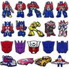 Nuevos Charms para Zapatos Tipo Clogs de Dibujos Animados de la Serie Transformers Accesorios Goma Suave Hebillas para Zapatos DIY Accesorios para Sandalias Pantuflas