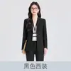 Atuendo Profesional Estilo Universitario para Estudiantes Mujeres, Adecuado para Exámenes de Calificación Docente y Entrevistas, Nuevo Conjunto de Traje Cruzado para Mujer Primavera, Otoño e Invierno