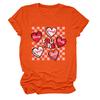 Amazon ebay estación independiente tendencia de ocio estás angustiado camiseta de manga corta para mujer con cuello redondo estampado camiseta básica