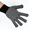 Luvas de cabeleireiro resistentes a altas temperaturas transfronteiriças luvas de contas de PVC luvas de silicone luva para modelador de cabelo luva anti-quente para isolamento térmico