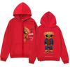 Gafas de Sol con Diseño Sencillo de Moda Sudadera con Cremallera Estampado de Oso Sudadera con Capucha para Hombre Sudadera con Cremallera