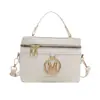 Bolsa Transversal Retrô Tendência Nicho Bolsa Caixa Verão 2025 Nova Bolsa Quadrada Pequena de Mão Bolsa de Ombro Casual Fashion