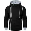 Nueva Chaqueta Suéter con Capucha de Cierre Lateral para Hombre Chaqueta para Hombre Moda Casual Suéter Cárdigan con Capucha
