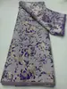 Tecido de organza jacquard floral tingido na massa, vestidos de estilo chinês tradicional, vestidos cheongsam, tecido para comércio exterior Jacquard