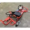 Chassi de Kart de Drift de Quatro Rodas DIY 168CC Conjunto Completo de Chassi Modificado Peças de Kart Direção Pneu de 5 polegadas