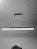 Lámpara de techo lineal minimalista para mesa de isla, comedor, luz simple de lujo italiano de diseñador, sala de té, mesa de bar, mesa de comedor