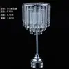 Adereços de Casamento, Suportes de Flores de Mesa de Cristal, Marcadores de Corredor de Acrílico, Castiçais de Gelo para Salão de Casamento, Ornamentos de Arte em Ferro, Decorações
