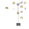 Nube Amarilla Estrella Hogar Amor Cortina Colgante Decoración Cortina de Nube Linda Decoración Colgante Cortina Colgante Decoración Creativa Puerta de Dormitorio