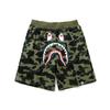Novos shorts masculinos de verão para casais marca de moda japonesa estampa de cabeça de tubarão camuflado calças de praia calças com estampa 3D atacado