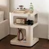 Mesa Lateral de Sofá para Sala de Estar Nórdica, Mesa de Centro Pequena Simples Moderna Celebridade da Internet 520 Arte em Ferro Luxo Leve, Mesa de Cabeceira Simples Francesa