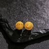 Prata 925 Banhada a Ouro Seiko Seis Palavras Esfera Oca Contas Acessórios DIY Novo Estilo Chinês Acessórios de Contas