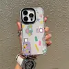 Paleta de Helado Popular Nórdica Ilustración Cámara Funda para Teléfono Iphone16 Estilo Minimalista Apple 17Pro Cubierta Protectora Transparente