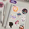 50 Piezas de Pegatinas Feministas para Decorar Diarios, Fundas de iPad, Maletas, Cuadernos y Botellas de Agua