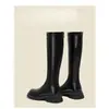 Botas femininas longas, novo estilo outono e inverno 2024, que aumentam a altura, afinam, botas de cavaleiro, botas longas de cano alto