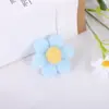 Accesorios para el cabello de flor de peluche estilo coreano de seis pétalos girasol guantes de lana accesorios de broche material creativo para manualidades accesorios de joyería