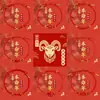 Lin 2027 Ano do Carneiro Pulseira de Fio Vermelho Produto Semi-Acabado, Pode Ser Enchida com Contas, Unissex, Não Desbota, Novo Estilo Chinês, Pulseira do Ano do Zodíaco
