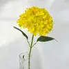 Simulação flor de hortênsia colorida única decoração de casamento arranjo de flores buquê decoração fileira de flores decoração de caminho de entrada fábrica de flores artificiais atacado
