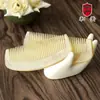 Atacado spot de fábrica pente de chifre natural 10cm de largura viagem portátil pente de cabelo pente massageador
