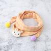 Pañuelo triangular infantil doble algodón y lino caricatura coreana toalla babero para bebé bufanda para bebé bufanda de cuadros cálida de moda