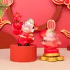Sorte Boa Deus da Fortuna Brinquedo Giratório Criativo Giratório Presente Artesanato em Resina Ornamento de Alívio de Estresse para Mesa
