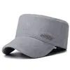 Gorra plana totalmente sellada para todas las estaciones, gorra de pico de pato de algodón 100% de gasa, 290g, sombrero para el sol casual para exteriores, transmisión en vivo transfronteriza