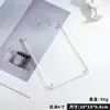Ímã de geladeira criativo de acrílico transparente dupla face para porta-retrato, feito sob medida como um porta-retrato com um toque de luxo