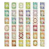 Set de Tarjetas de Felicitación Florales de Acuarela Modelo Nuevo Transfronterizo de 36 Piezas, Tarjetas de Bendición de Amor, Tarjetas de Regalo para Fiestas