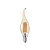 Lâmpada Filamento Puxa-Fio C35 Marrom 2200K Vintage Imitação de Filamento de Tungstênio Lustre Fonte de Luz Decorativa Base Pequena de Rosca Luz de Vela Transfronteiriça