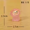 Mini-Paisagem Luminous Fofo Pequeno Carneiro Enfeites para Casa e Carro Resina DIY Artesanato Decorações Pequenos Enfeites Acessórios
