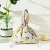Bolsa de Algodão Colorida para Revenda Bolsa para Almoço do Trabalho Bolsa Lancheira para Estudante Bolsa para Miudezas Bolsa de Mão Bolsa para Armazenamento de Cosméticos