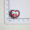 Serie Roja y Azul de Resina Chica Cereza Pasador DIY Joyería Materiales Hechos a Mano Venta al por Mayor Caja de Almacenamiento Parche para Agujero de Zapato