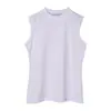 Camiseta sin mangas de verano para mujer con espalda descubierta, Camiseta deportiva fina sin mangas, Ropa exterior de moda estilo Ins