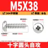 Tornillos Autorroscantes Phillips Cabeza de Lenteja de Acero Inoxidable 304 Clavos Autorroscantes Cabeza de Lenteja PA Tornillos de Rosca para Madera M1M2M3M4M5-M8